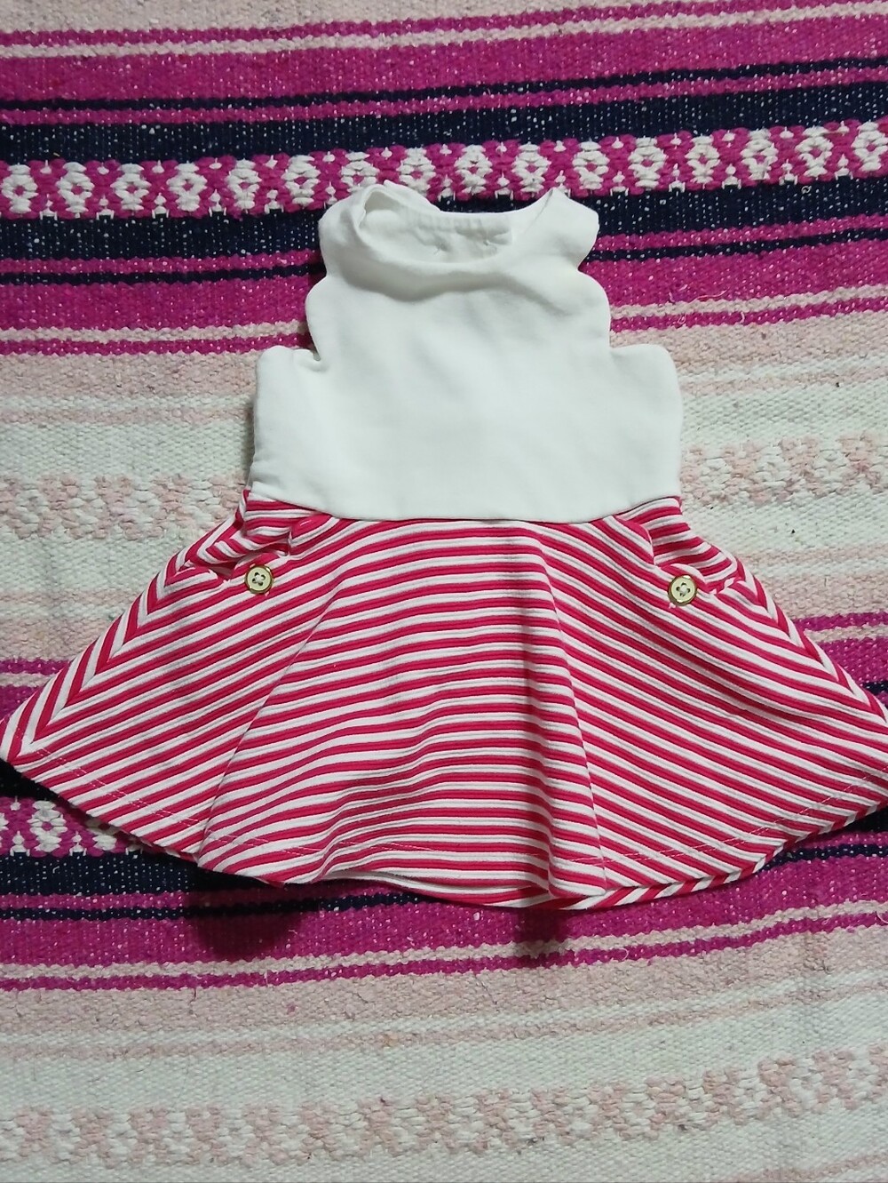 Janie and Jack‎ Flared Sleeveless Striped Baby Sundress 3/6 Months